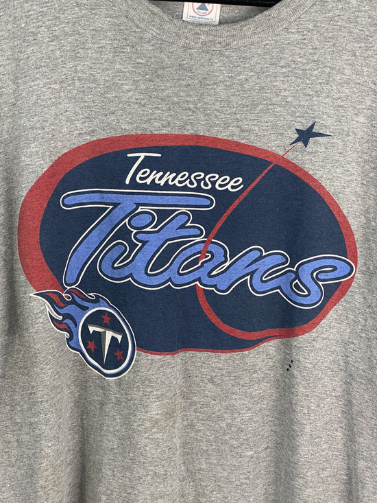 Vtg Tennessee Titans Oval Logo Tee Sz XL