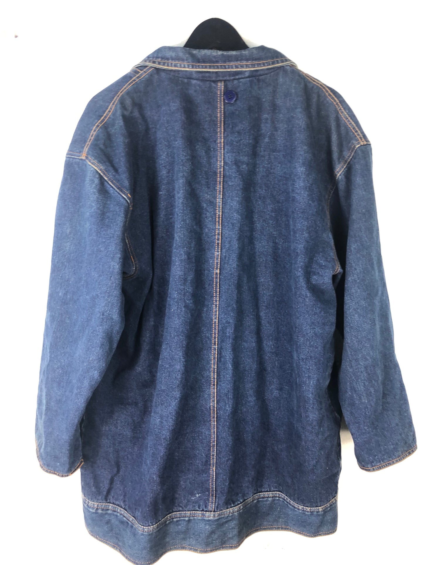 VTG Blue Jean Jacket Sz XL