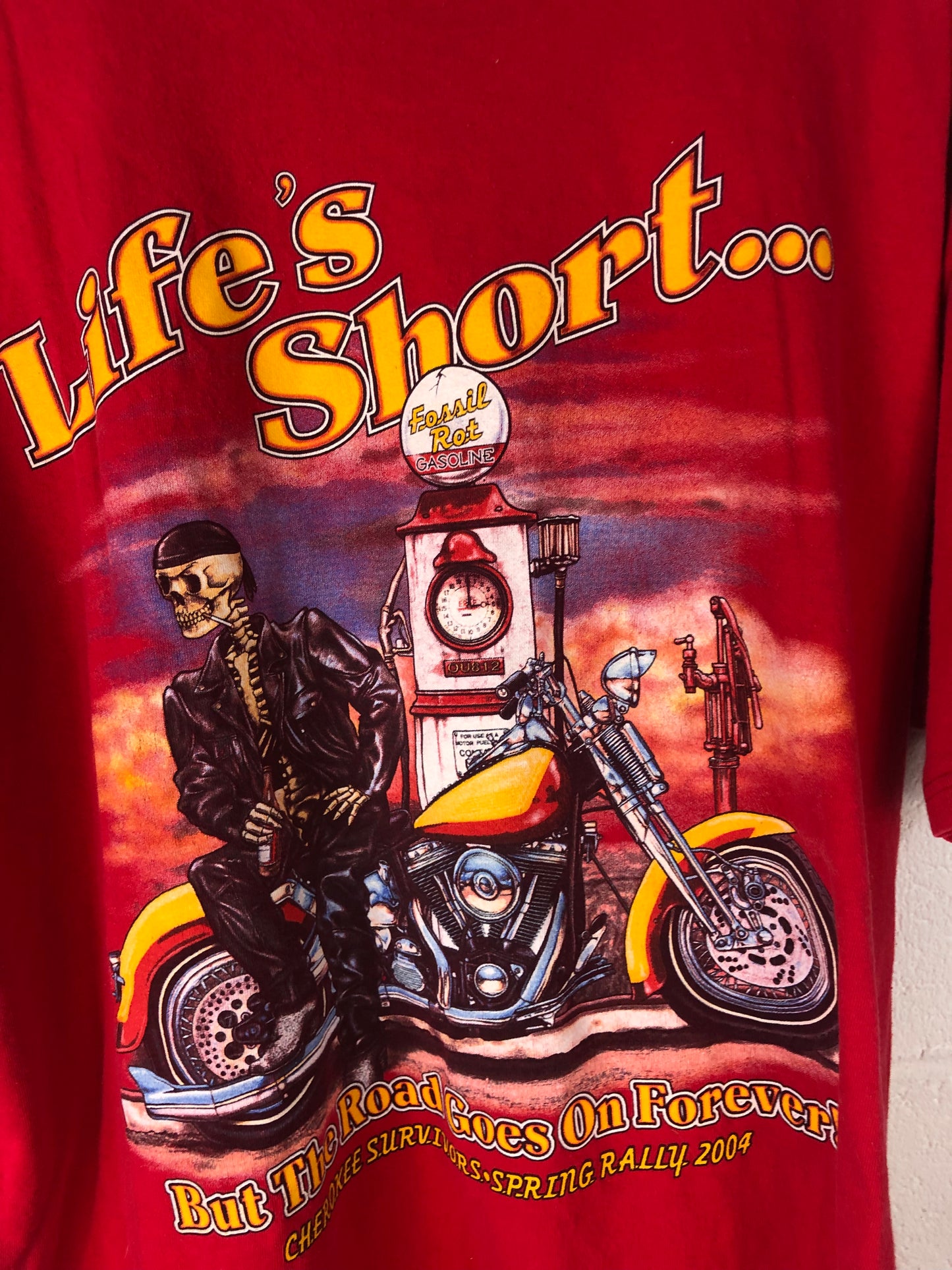 VTG Life's Short But The Road Is Forever Tee Sz XL