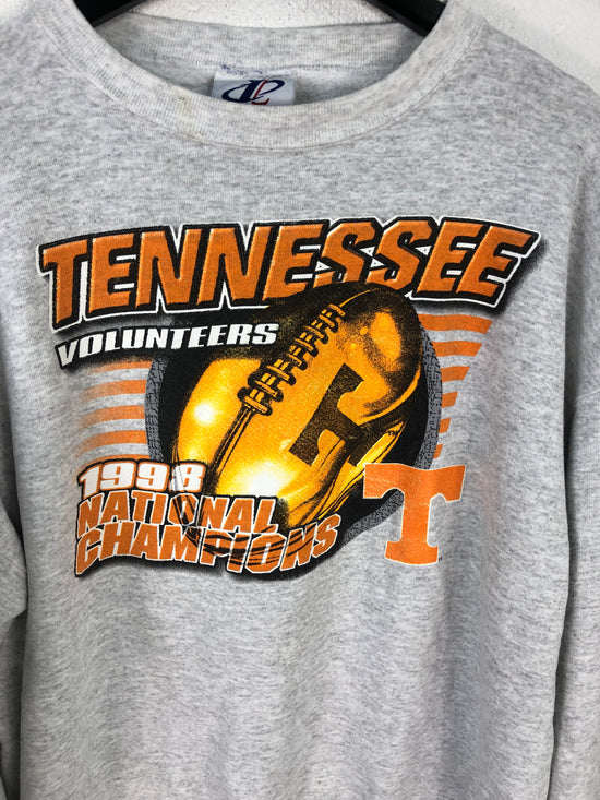 Load image into Gallery viewer, VTG 98 Football Tennessee Volunteers Champs Crewneck Sz L
