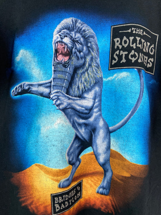 Load image into Gallery viewer, VTG The Rolling Stones Bridges To Babylon Tour Tee Sz XL
