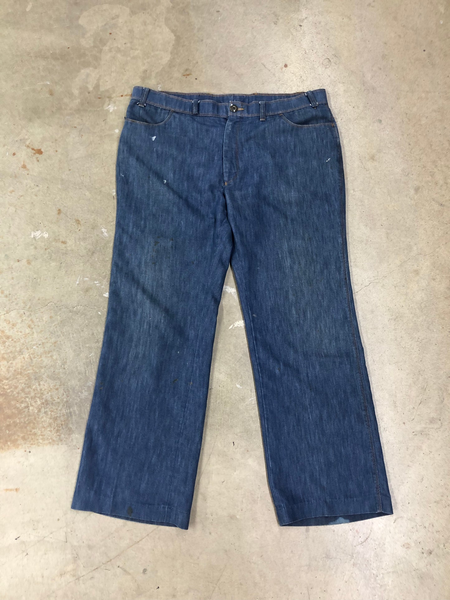 VTG Levi's 70's Straight Leg Denim Jeans Sz 38x30