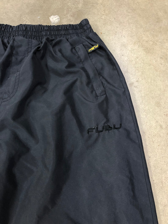 Y2K Fubu Black Track Pants Sz XL