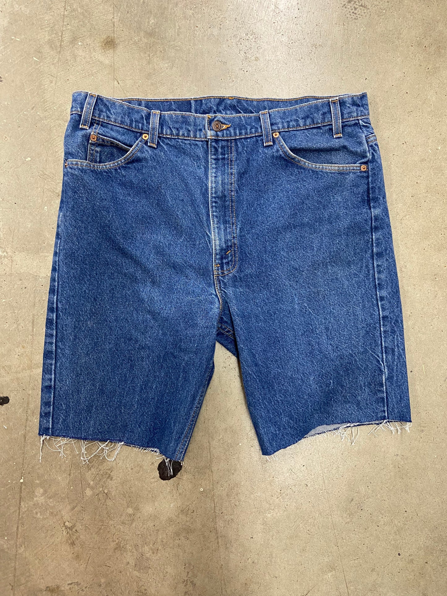 VTG Orange Tab Levi's Blue Denim Jeans Sz 40x30