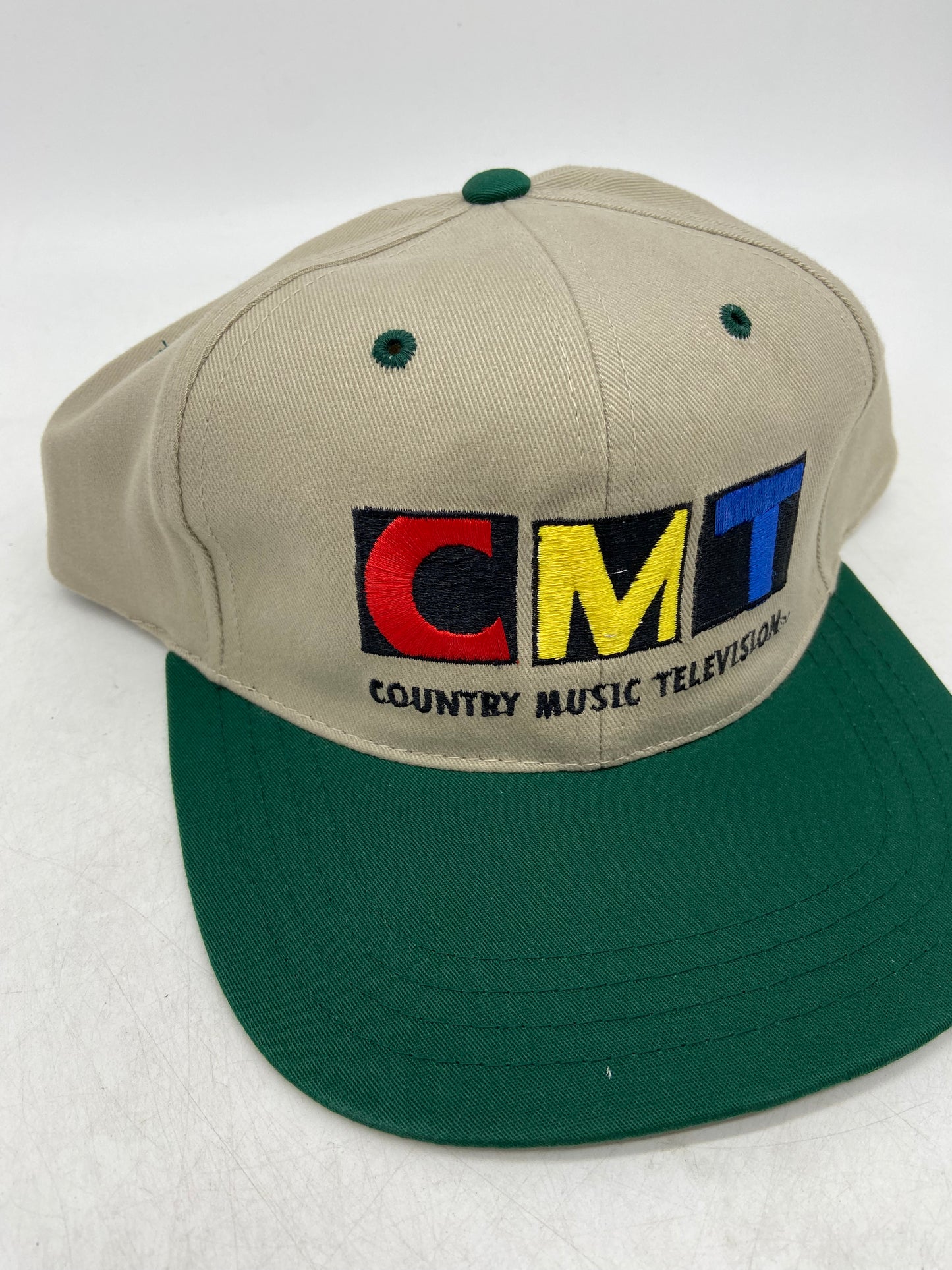 Load image into Gallery viewer, VTG CMT Country Music TV Logo Sand Snapback
