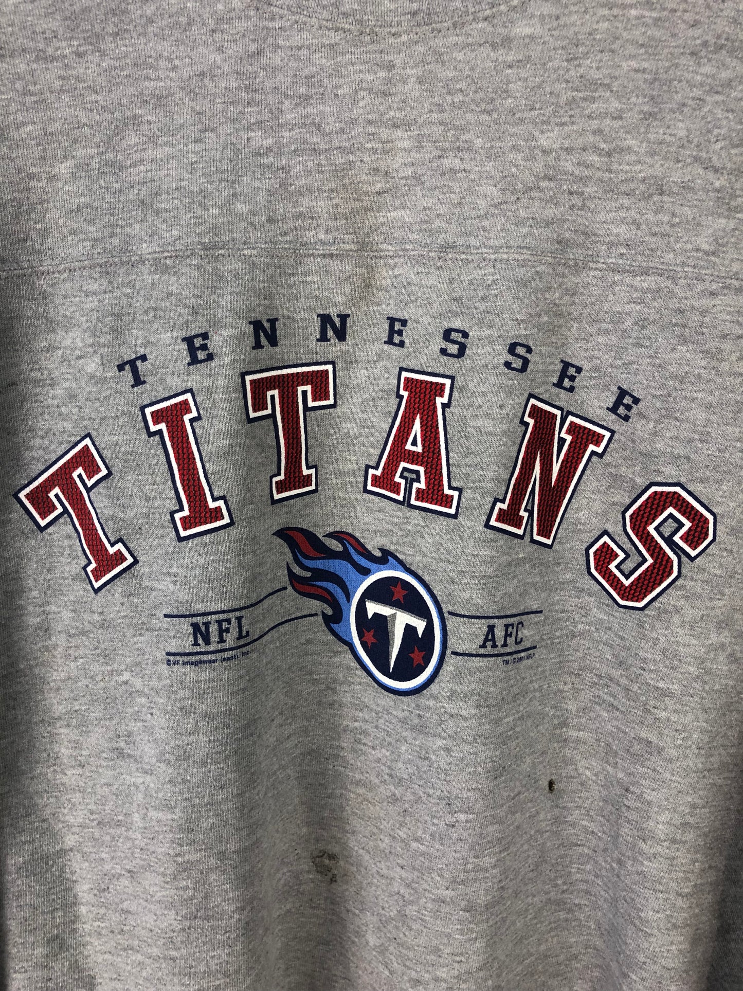Load image into Gallery viewer, VTG 01 AFC Tennessee Titans Crewneck Sz M/L
