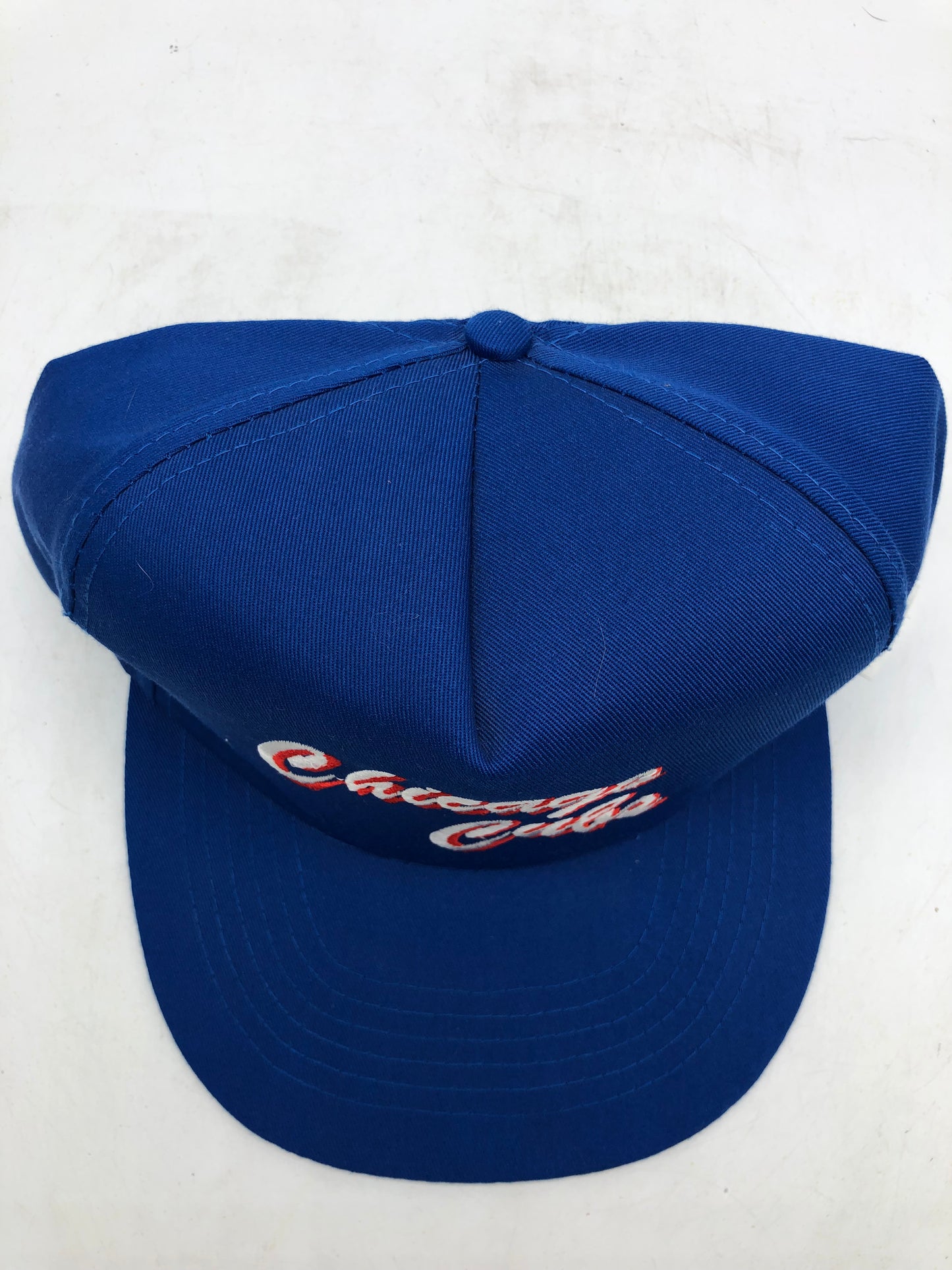 VTG Chicago Cubs Manwich Promo Blue Hat