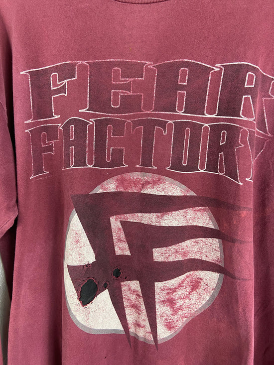 Load image into Gallery viewer, VTG Fear Factory Thrashed LS Tee Sz XL
