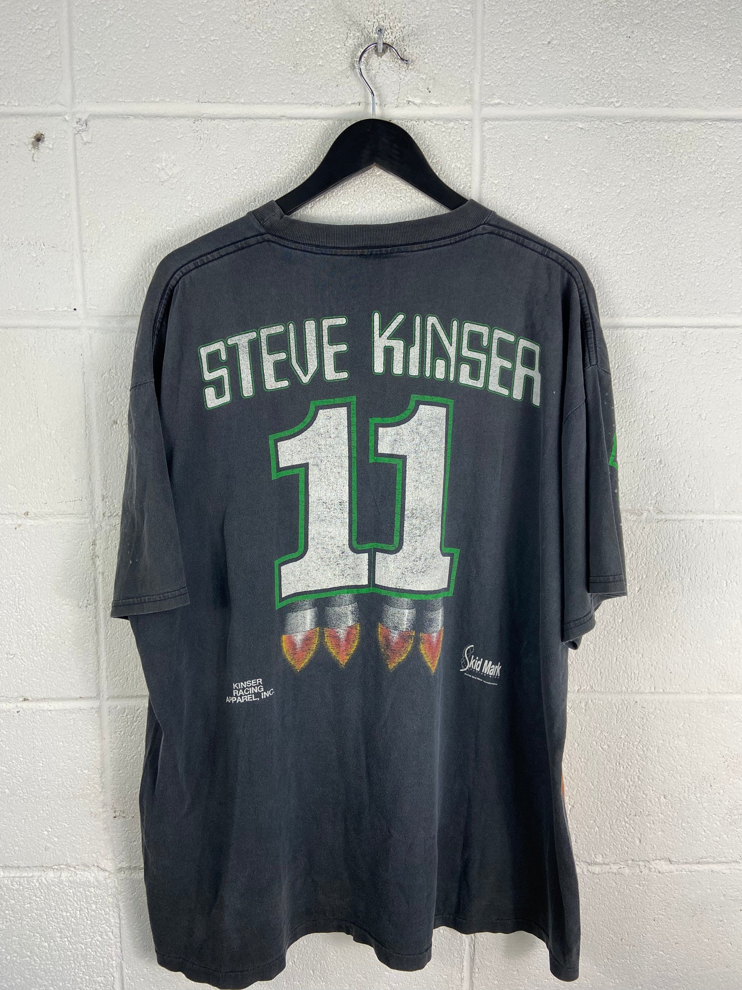 VTG Steve Kinser "Man on Mars" AOP T-Shirt Sz XL/XXL