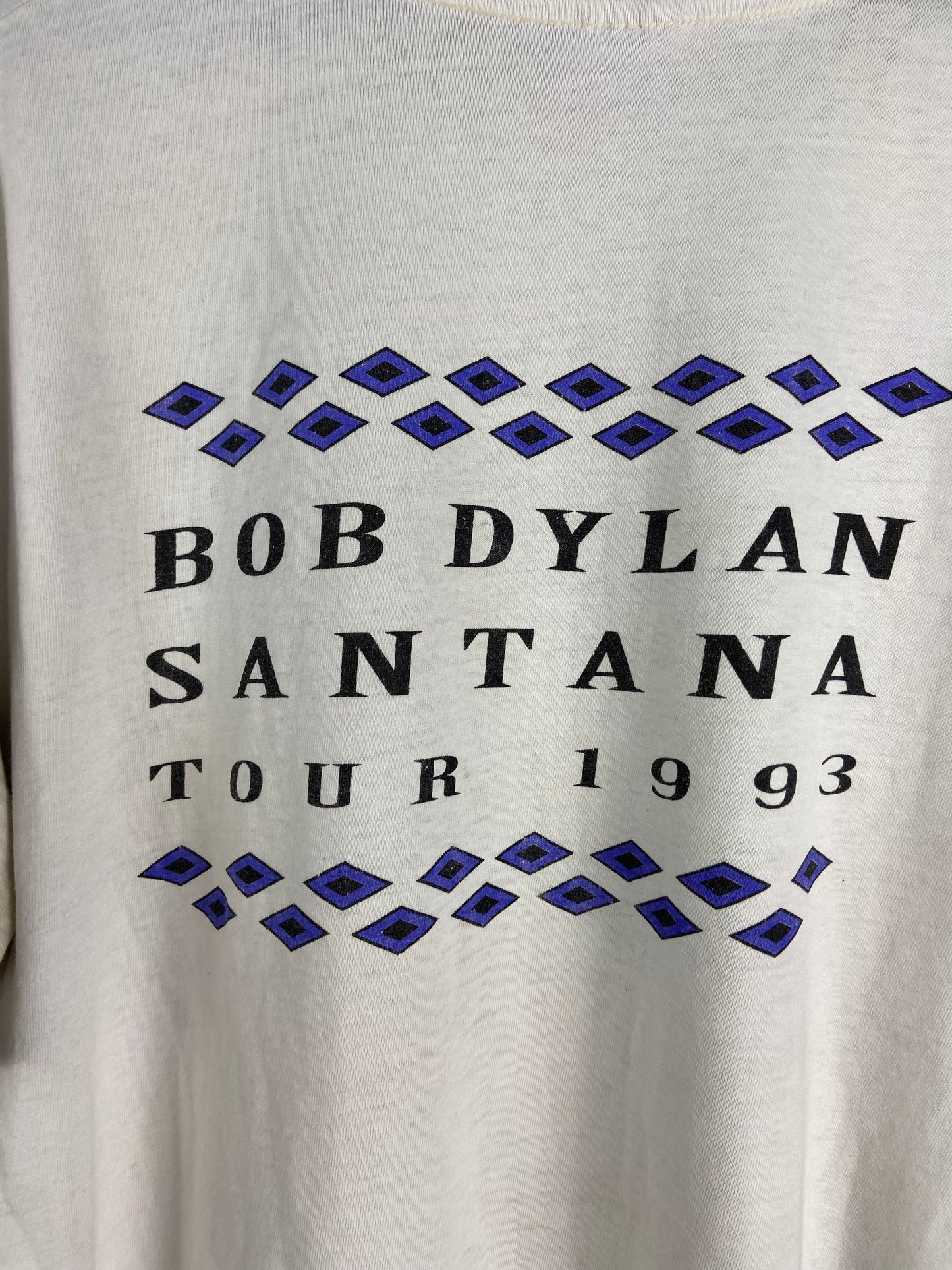 VTG Bob Dylan/Santana 93' Tour Thrashed Tee Sz XXL
