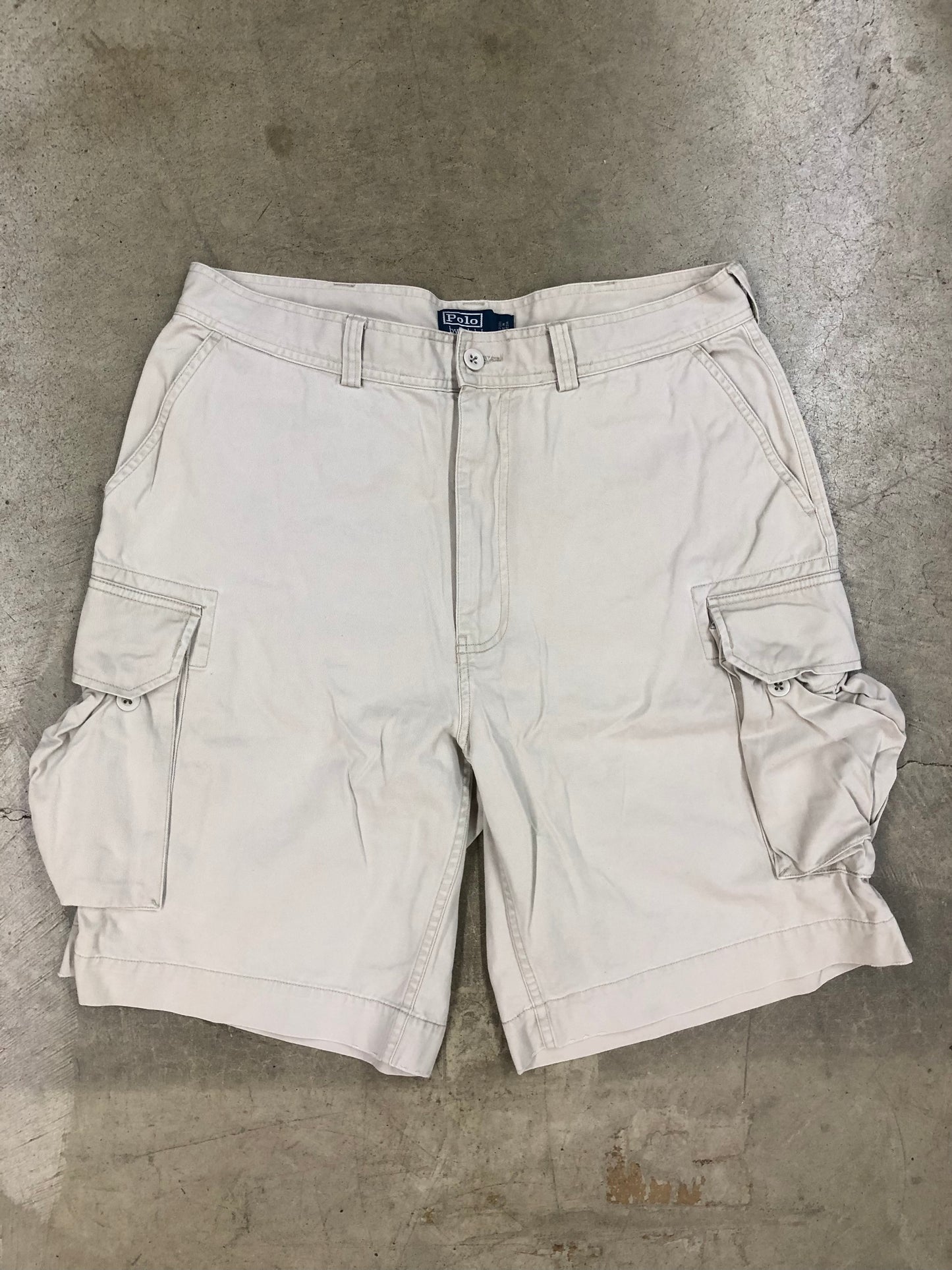 VTG Ralph Lauren Classic Polo Chino Shorts Sz 36x11