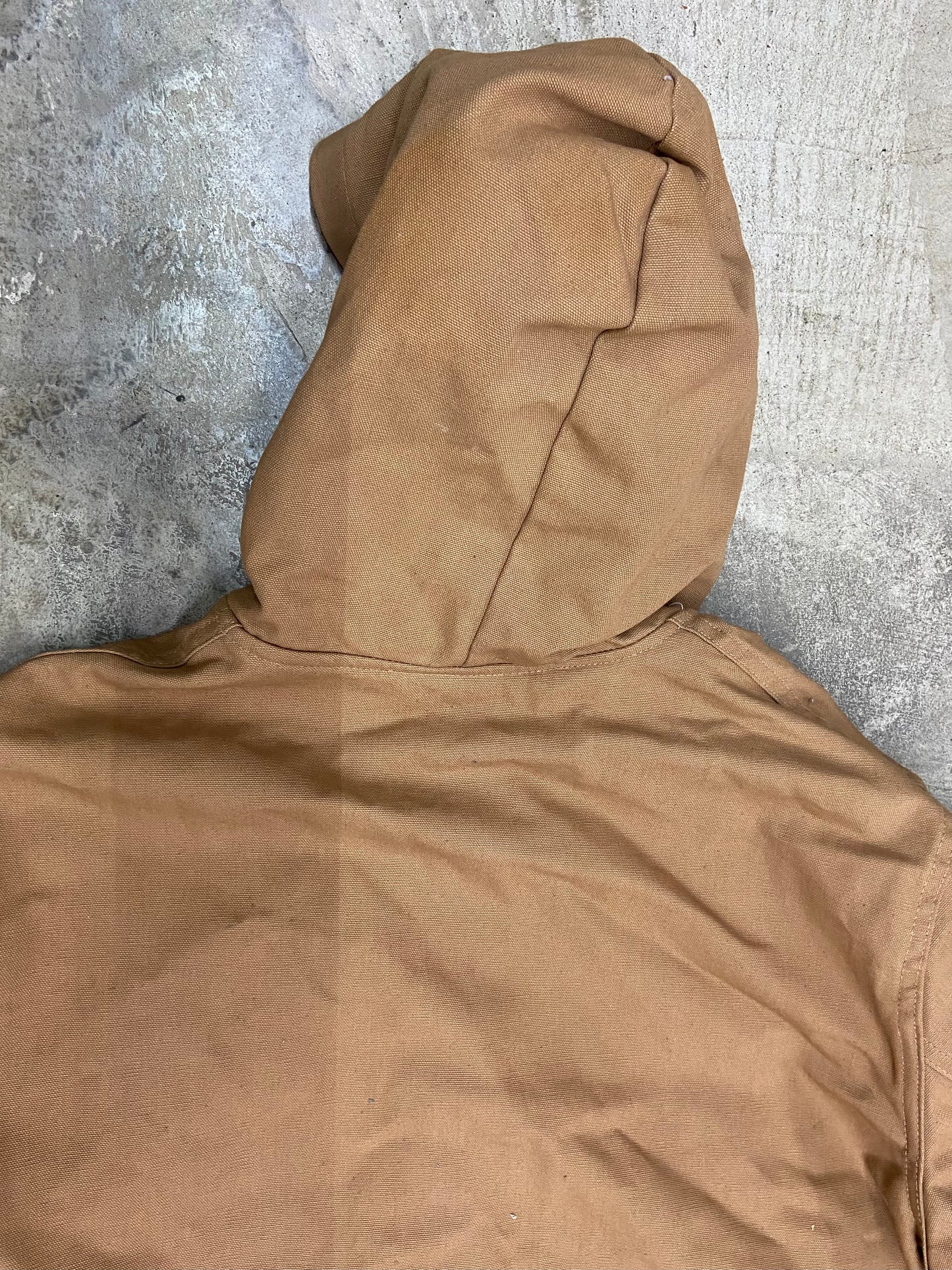 Load image into Gallery viewer, VTG Carhartt Brown Mesh Lined Hooded Jacket Sz XL
