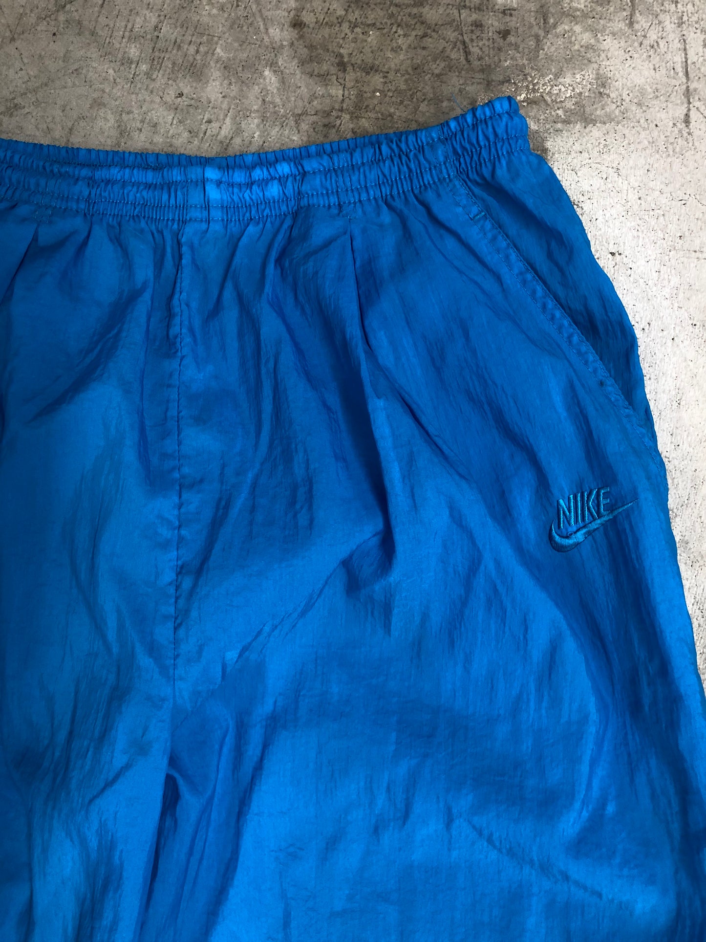 VTG Nike Turquoise Track Pants Sz XL