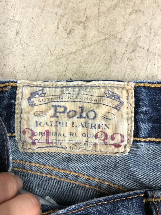 VTG Ralph Lauren Polo Blue Jeans Sz 34x31