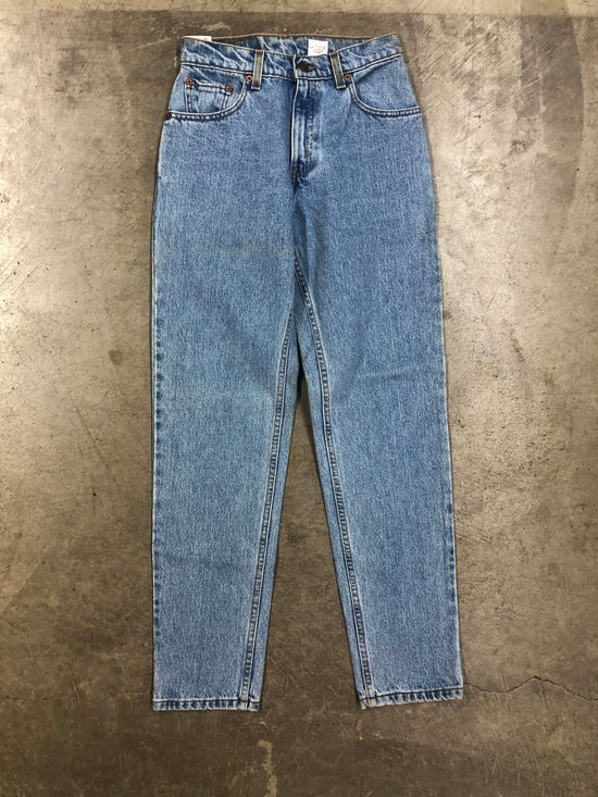 VTG Levi's Long Relaxed Fit Blue Jeans Sz 28x33