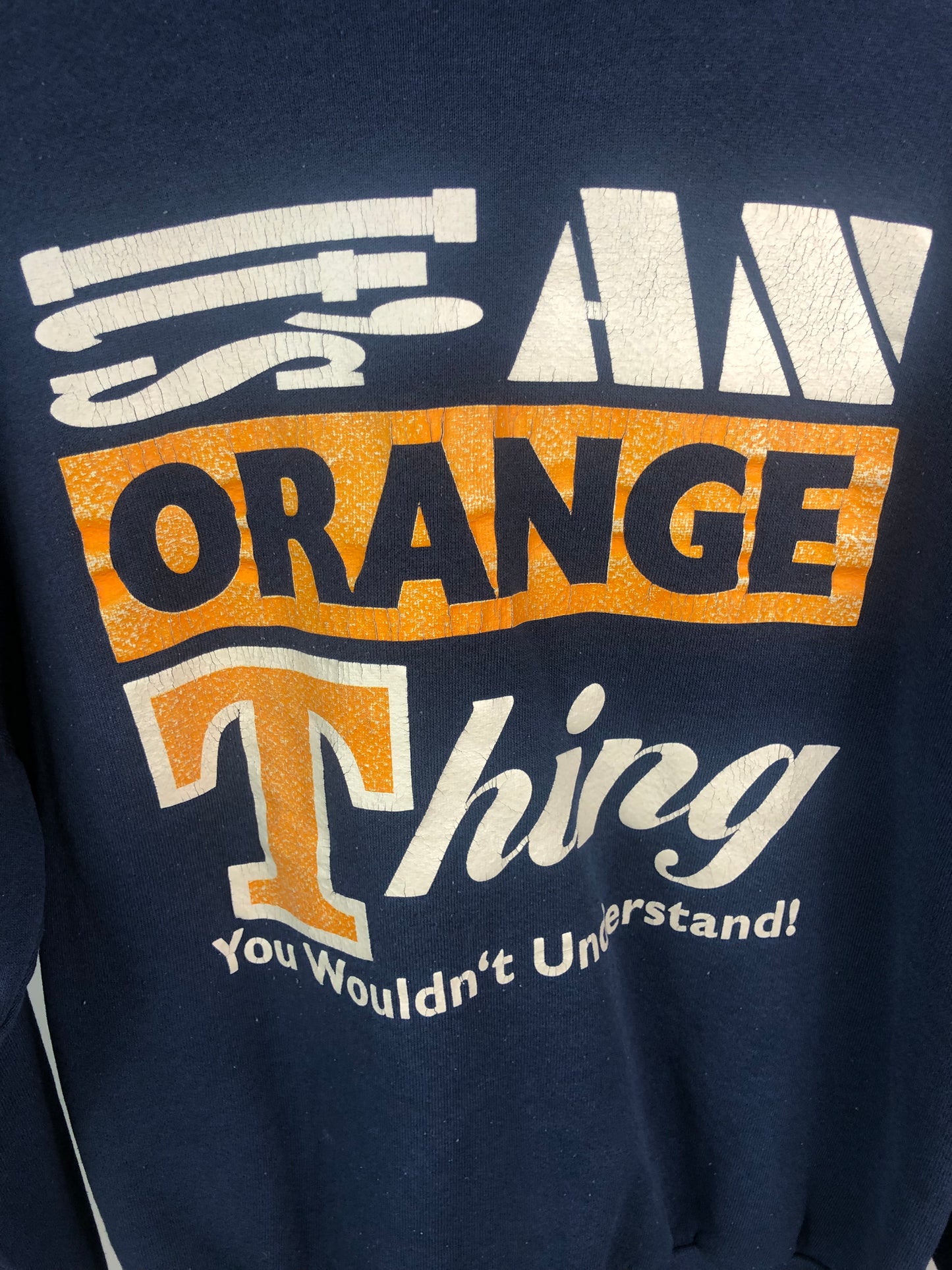 Vtg Tennessee Vols "Its an Orange Thing" Sweater Sz S