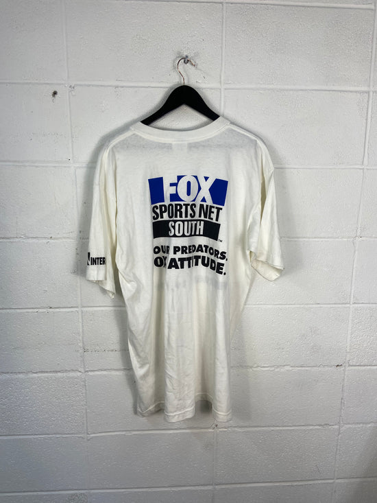 Load image into Gallery viewer, VTG &amp;quot;White Out Predators Tee&amp;quot; Sz XL
