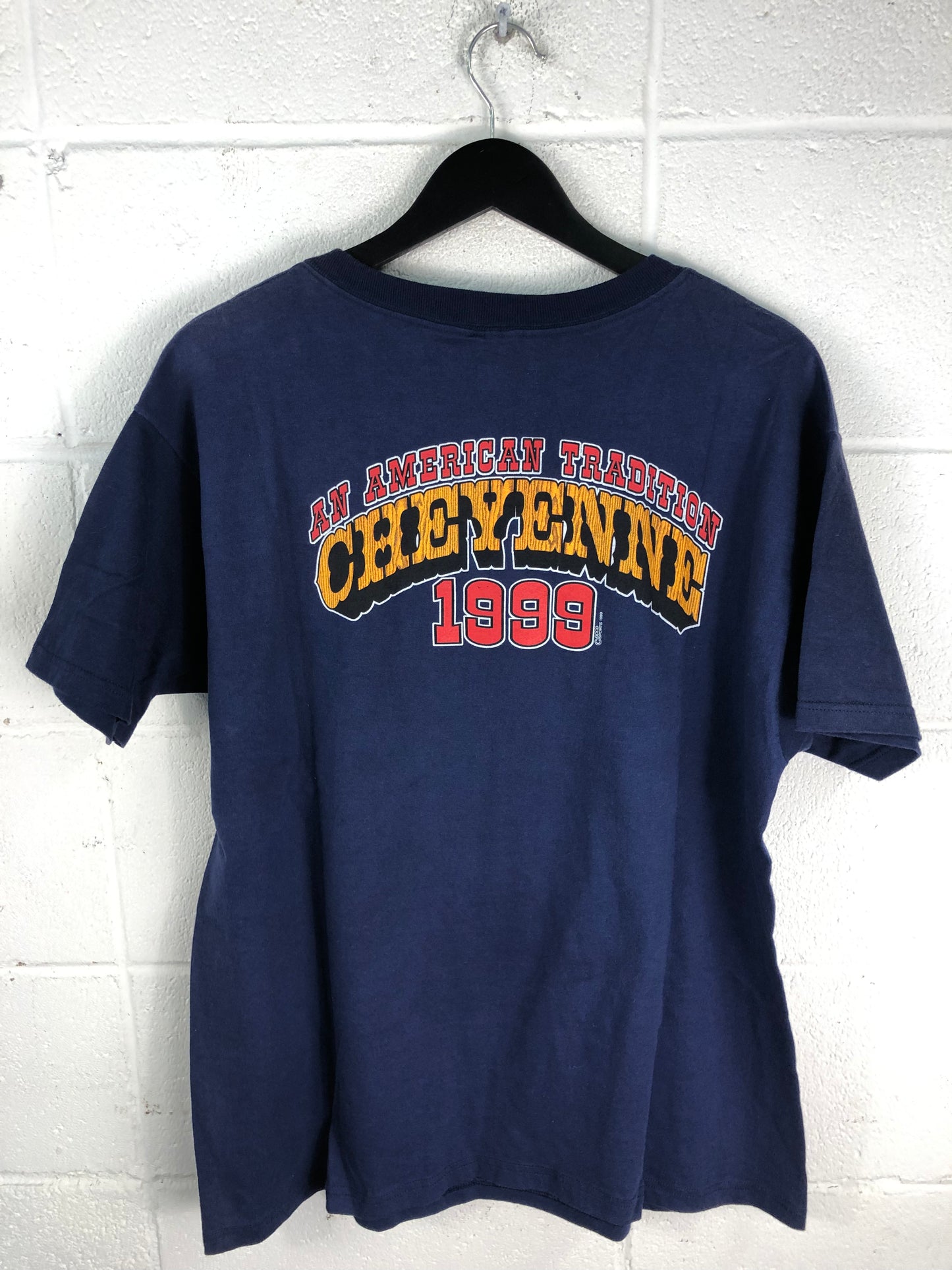 Vtg 1999 Cheyenne Millenium Tee Sz XL