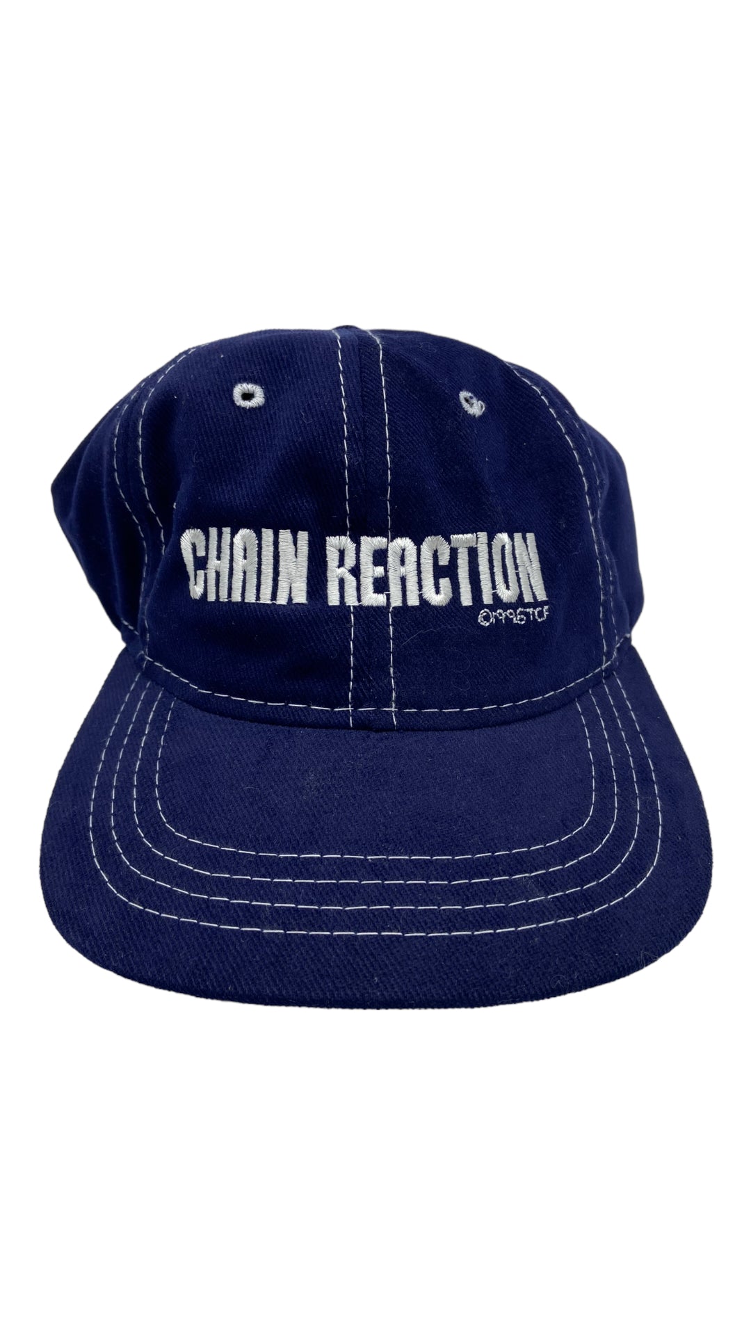 Load image into Gallery viewer, VTG 1996 Chain Reaction Keanu Reeves Snapback Hat
