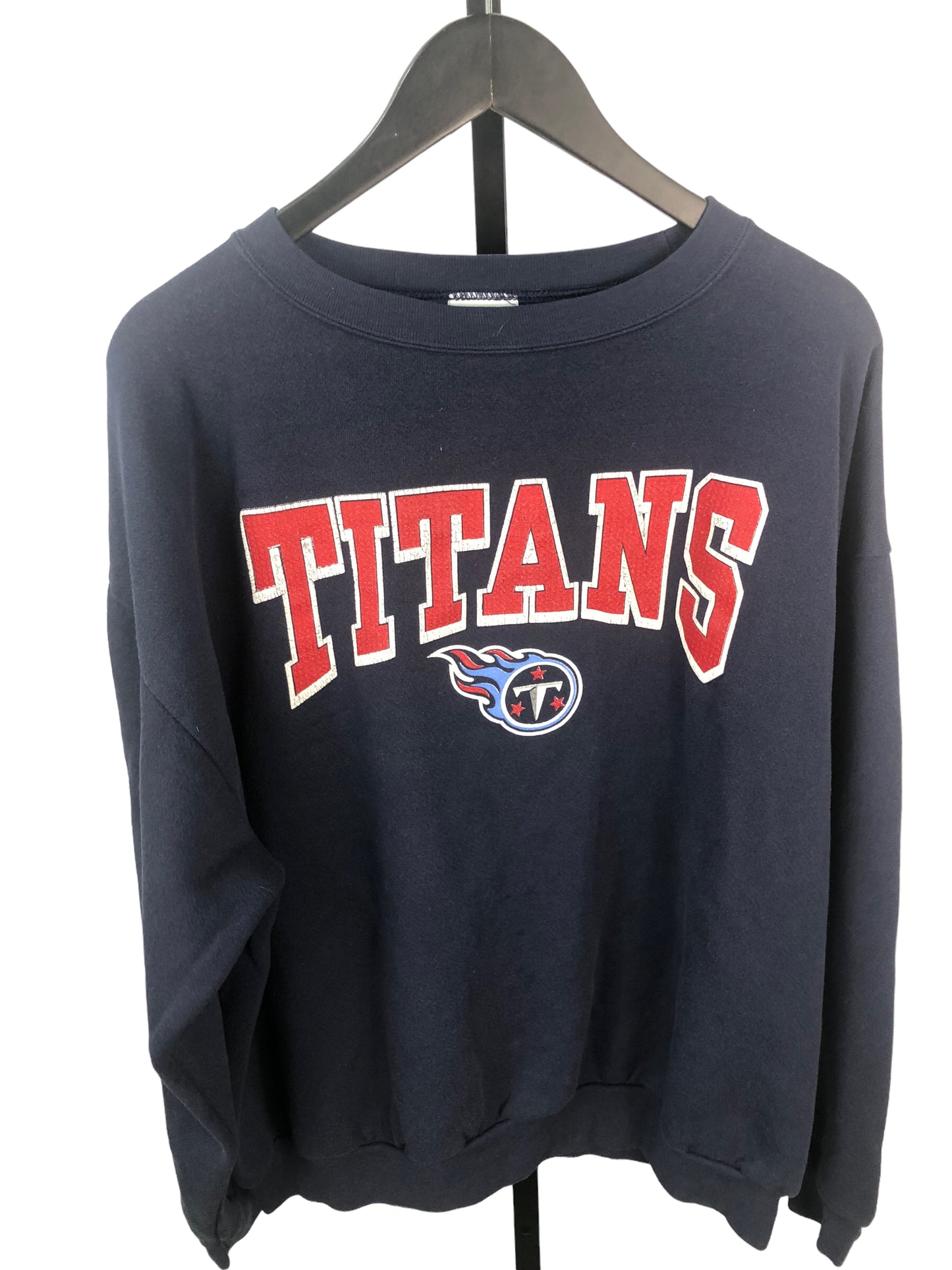 Load image into Gallery viewer, Y2K Tennessee Titans Big Spellout Sweater Sz XL
