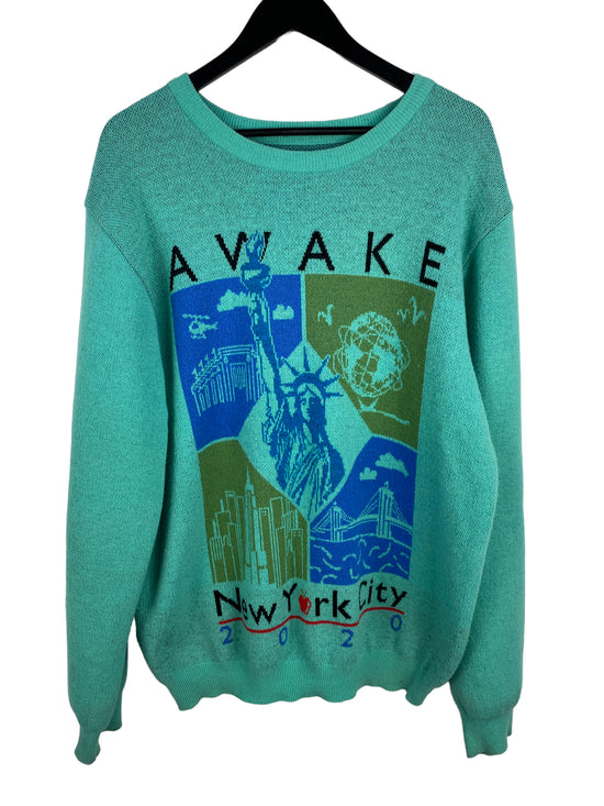 Awake Statue Of Liberty Sweater Sz XL/XXL