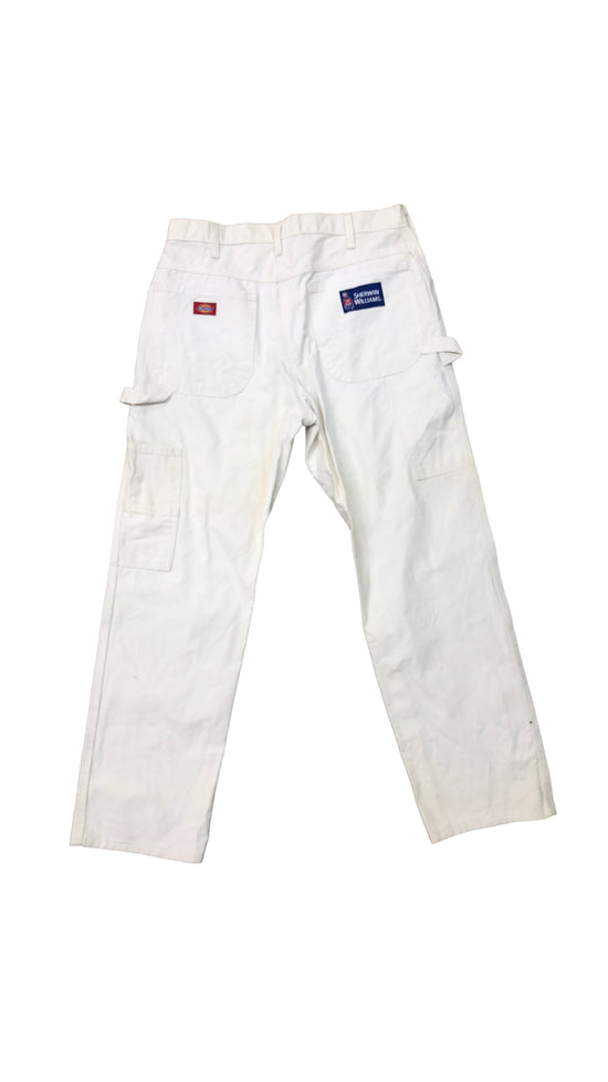 Load image into Gallery viewer, VTG White Dickies Jeans Sz 32x29

