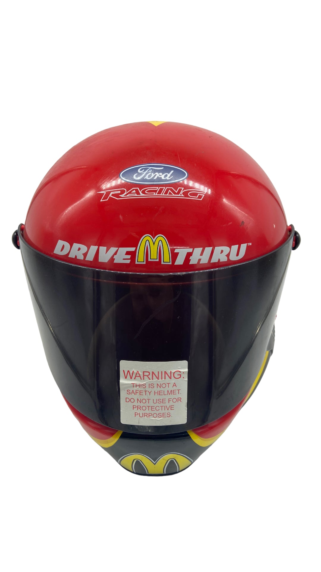 VTG 98 Bill Elliott Nascar MCDonalds Coca Cola Store Display Helmet