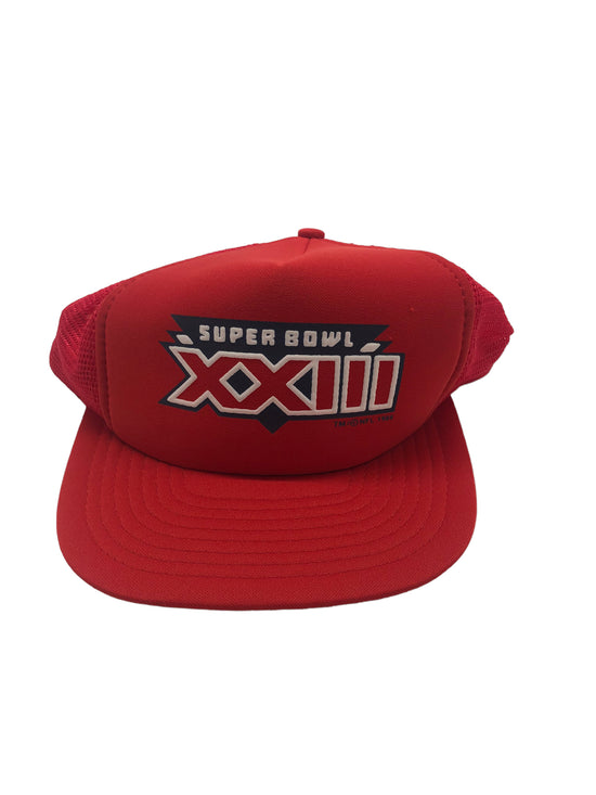 VTG Super Bowl XXlll Trucker Hat Snapback