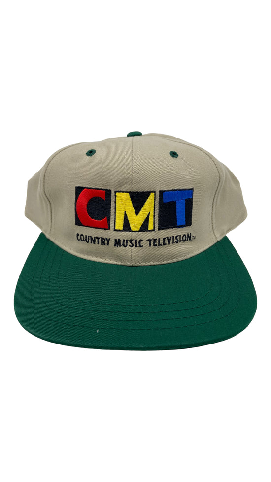 Load image into Gallery viewer, VTG CMT Country Music TV Logo Sand Snapback
