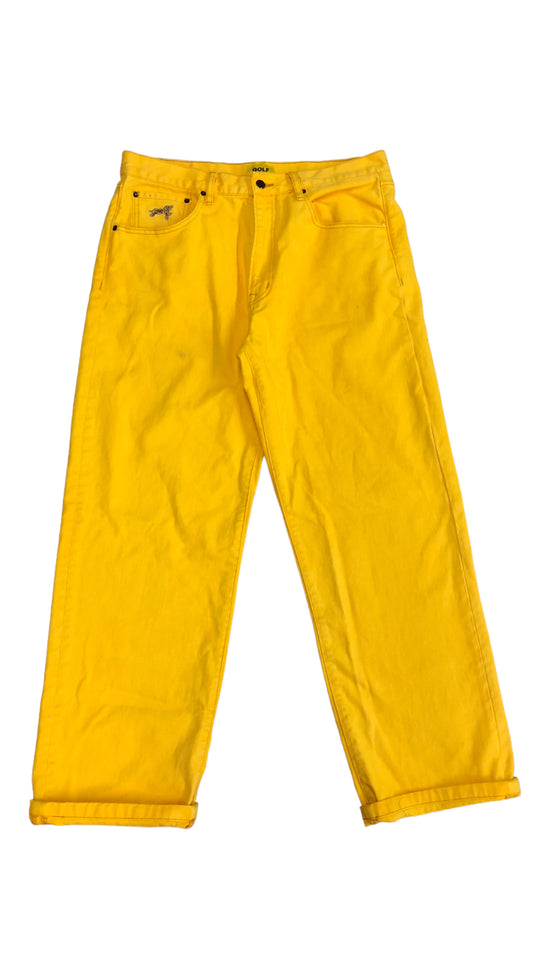 PreOwned Golf le Fleur Yellow Jeans Sz 36