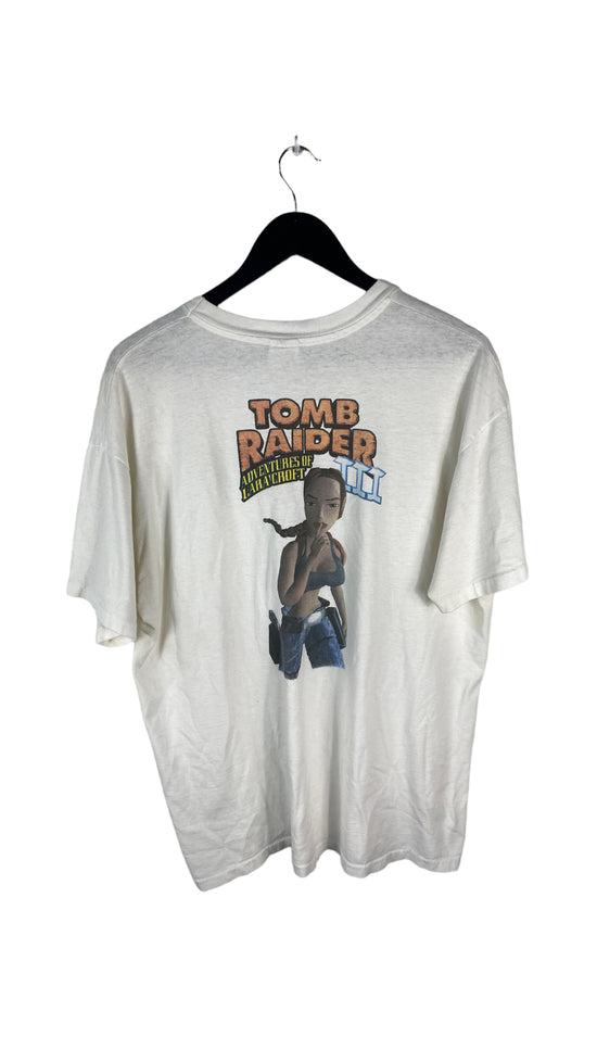 Load image into Gallery viewer, Vtg Tomb Raider 3 Double Sided Tee Sz XL
