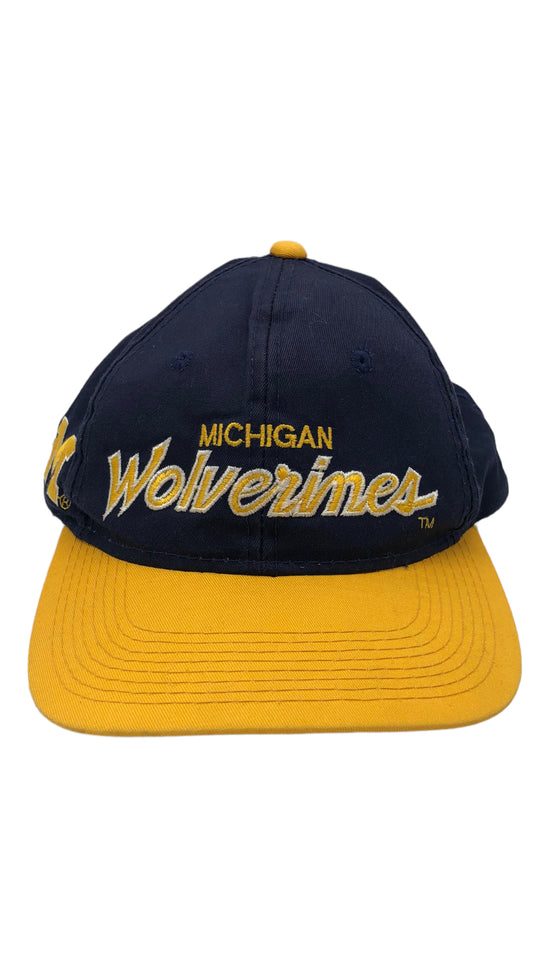 Load image into Gallery viewer, VTG Michigan Wolverines Sports Specialties Snapback
