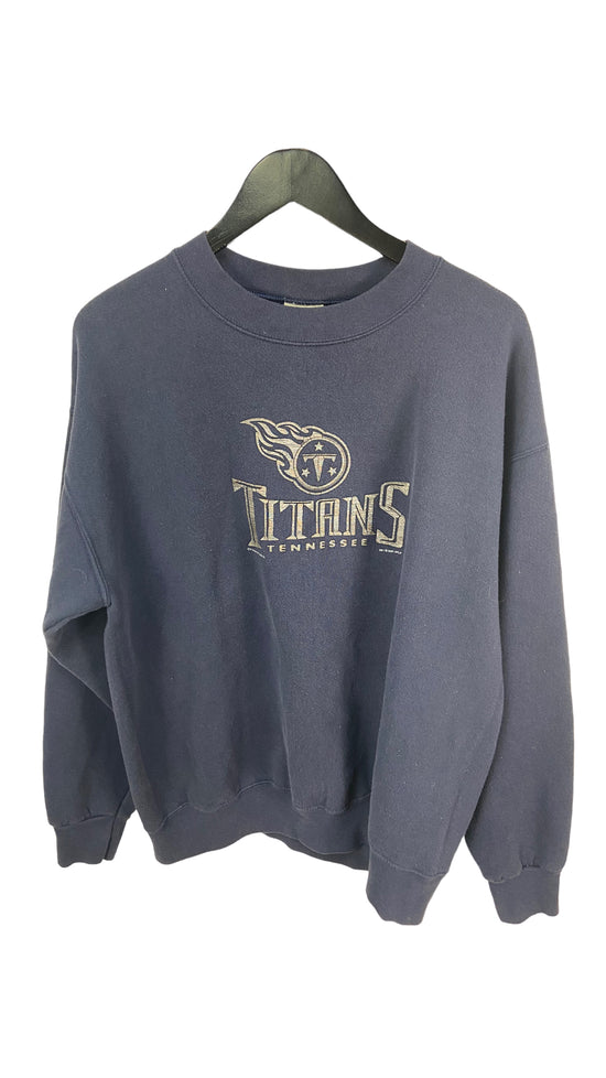 VTG Tennessee Titans Granite Graphic Logo Sweatshirt Sz L