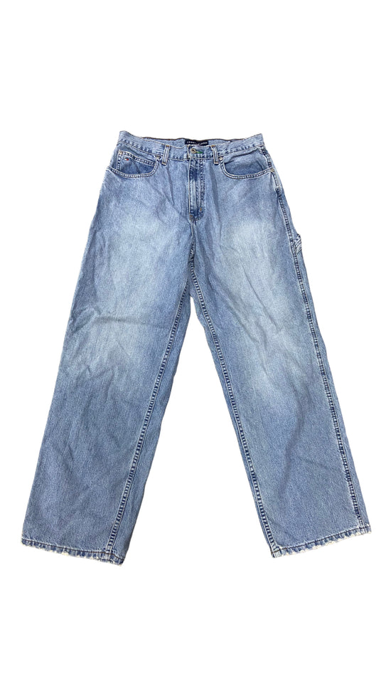 VTG Tommy Hilfiger Loose Fit Blue Denim Jeans Sz 32x30