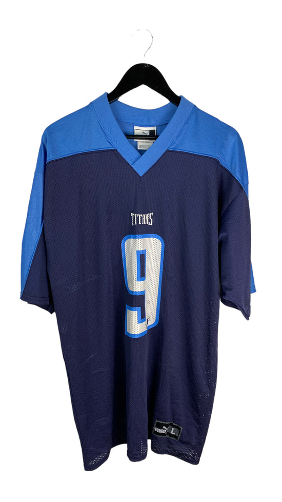 VTG Tennessee Titans Steve McNair #9 Puma Jersey Sz L