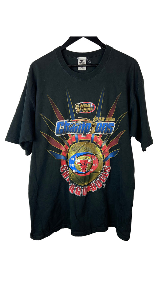VTG Starter Chicago Bulls 98' Championship T-Shirt Sz XL/XXL