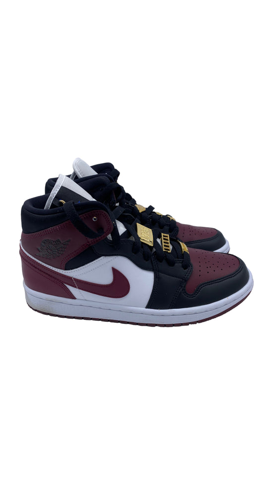 Load image into Gallery viewer, Used Wmns Air Jordan 1 Mid SE &amp;quot;Dark Beetroot&amp;quot; Sz 9W/7.5M

