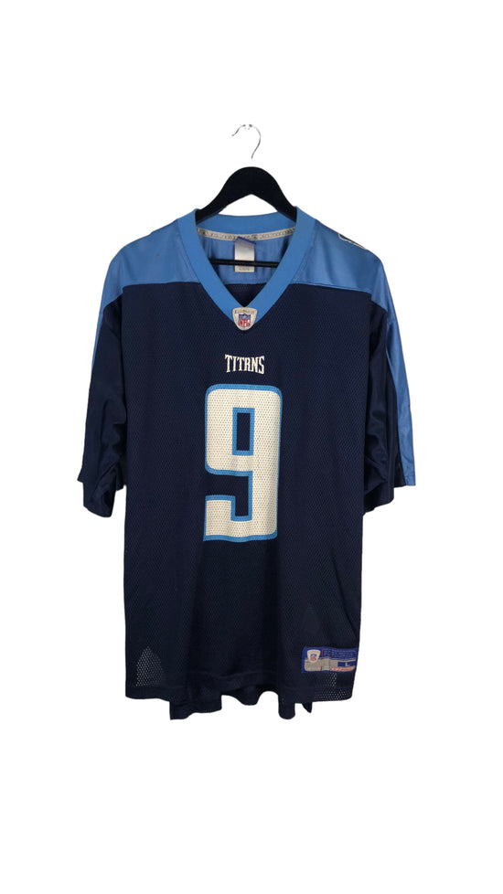Load image into Gallery viewer, VTG Steve McNair Tennessee Titans Home Jersey Sz L
