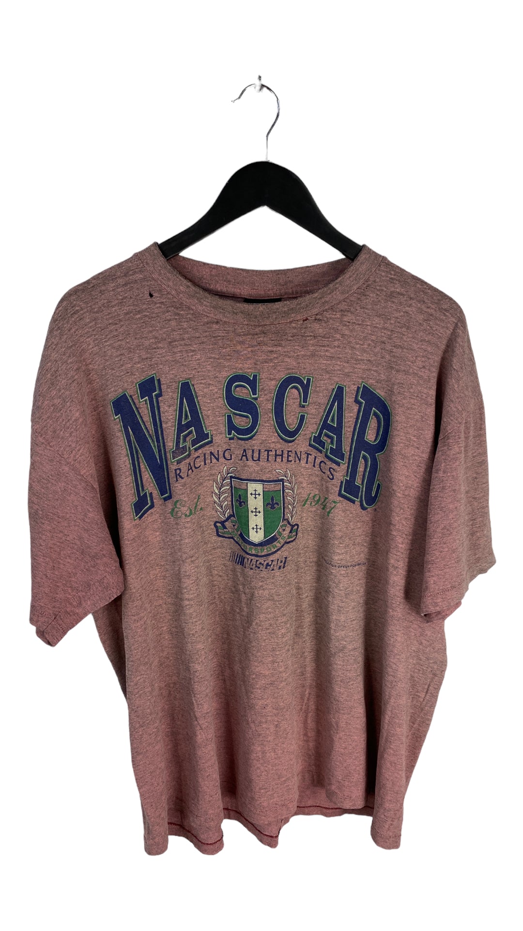 Load image into Gallery viewer, VTG NASCAR Racing Authentics Crest Tee Sz XL
