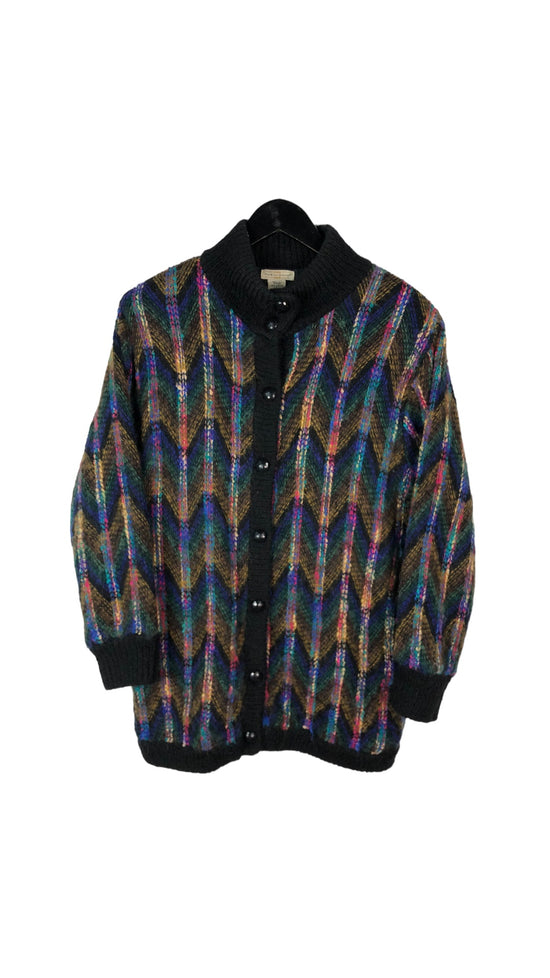 VTG Yarn Works Colorful Sweater Sz S