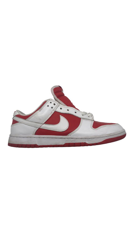 Preowned Nike Dunk Low 'Championship Red' Sz 10M/11.5W