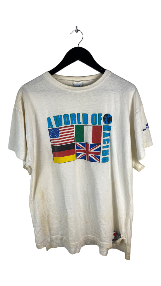 Load image into Gallery viewer, VTG World Of Racing Ford Motorsport Tee Sz L
