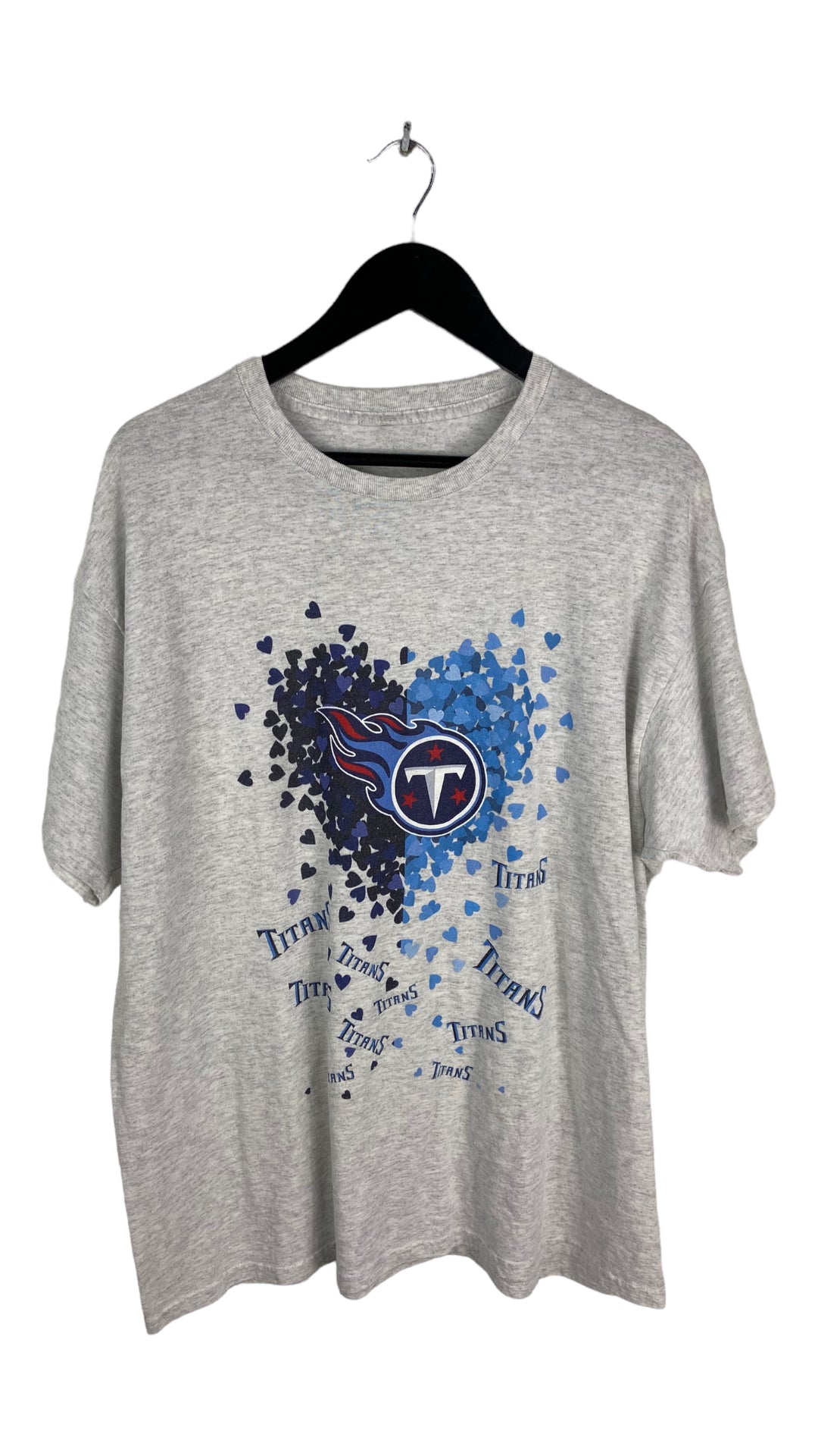Y2K Tennessee Titans Hearts Tee Sz XL