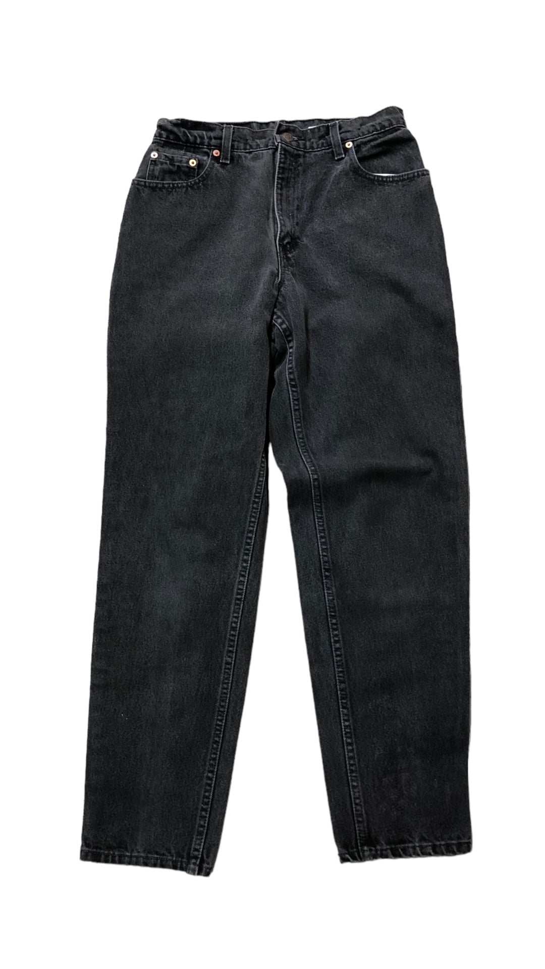 VTG Wmn's Levi's 551 Black Denim Jeans Sz 29x29