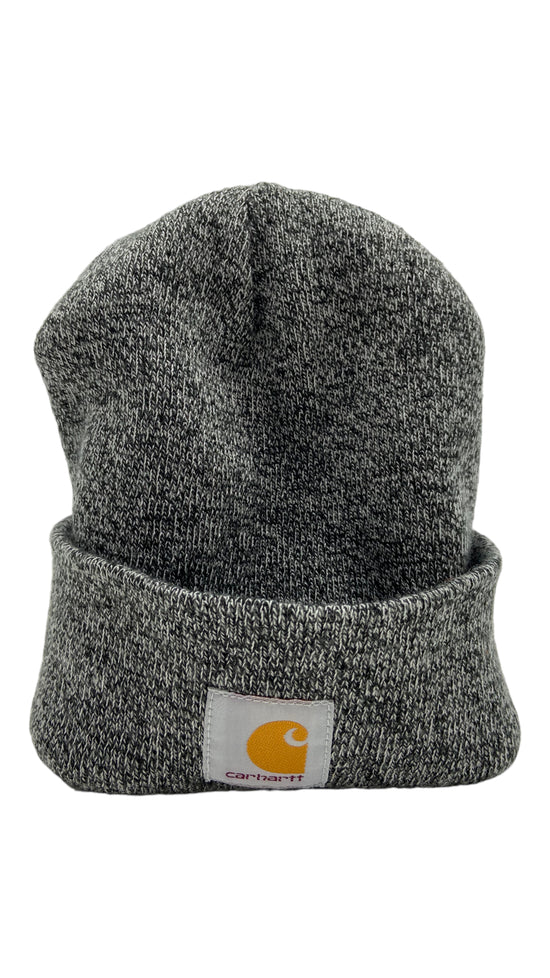 Load image into Gallery viewer, Carhartt Acrylic Black White Heather Beanie
