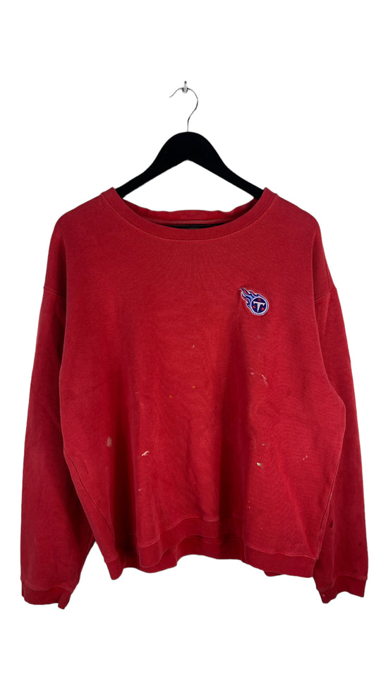 Y2K Tennessee Titans Red Thermal L/S Shirt Sz L