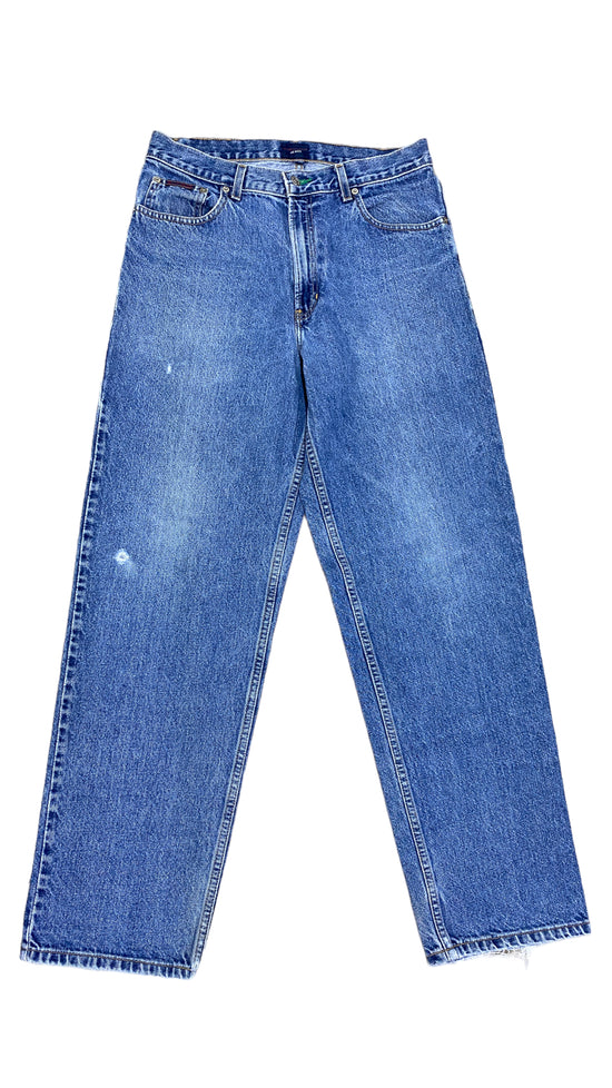 Load image into Gallery viewer, VTG Tommy Hilfiger Blue Denim Jeans Sz 32x30
