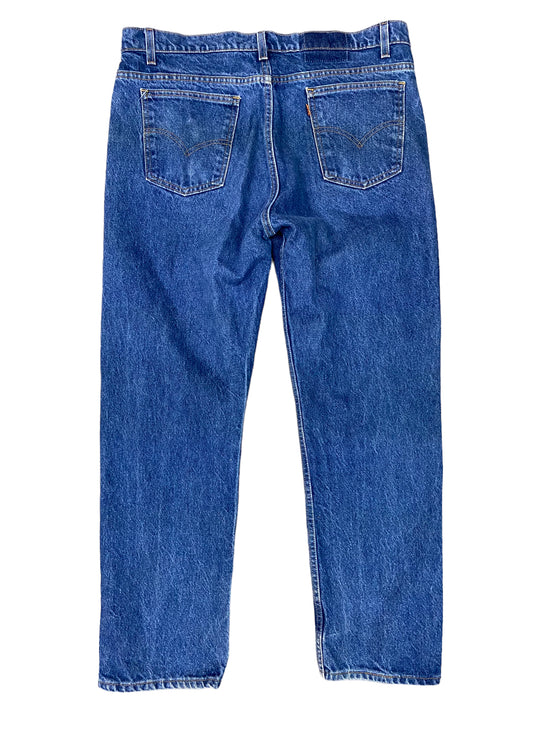 Load image into Gallery viewer, VTG Orange Tab Levi&amp;#39;s Blue Denim Jeans Sz 40x30
