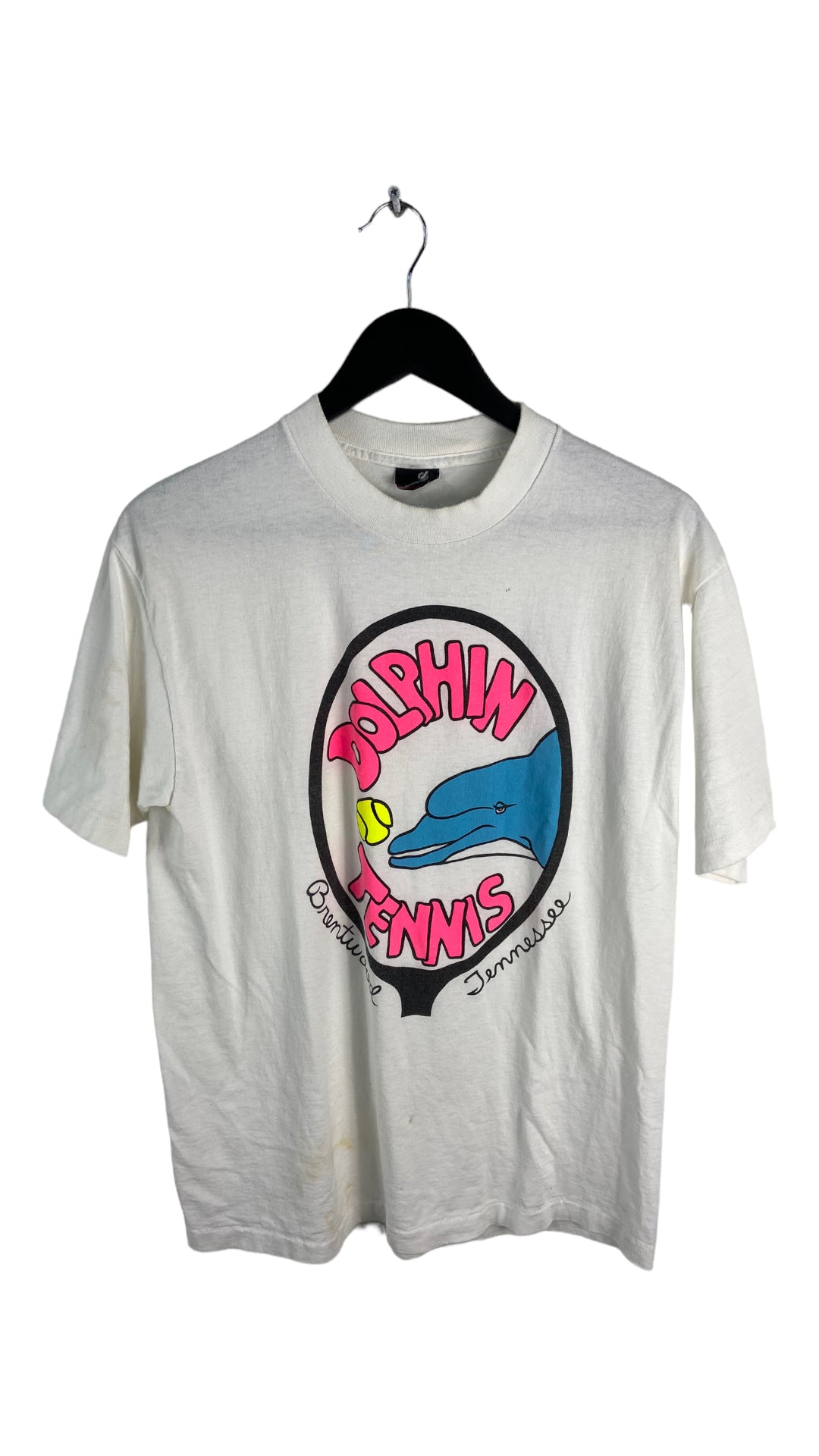 VTG Dolphin Tennis Brentwood Tennessee Tee Sz M