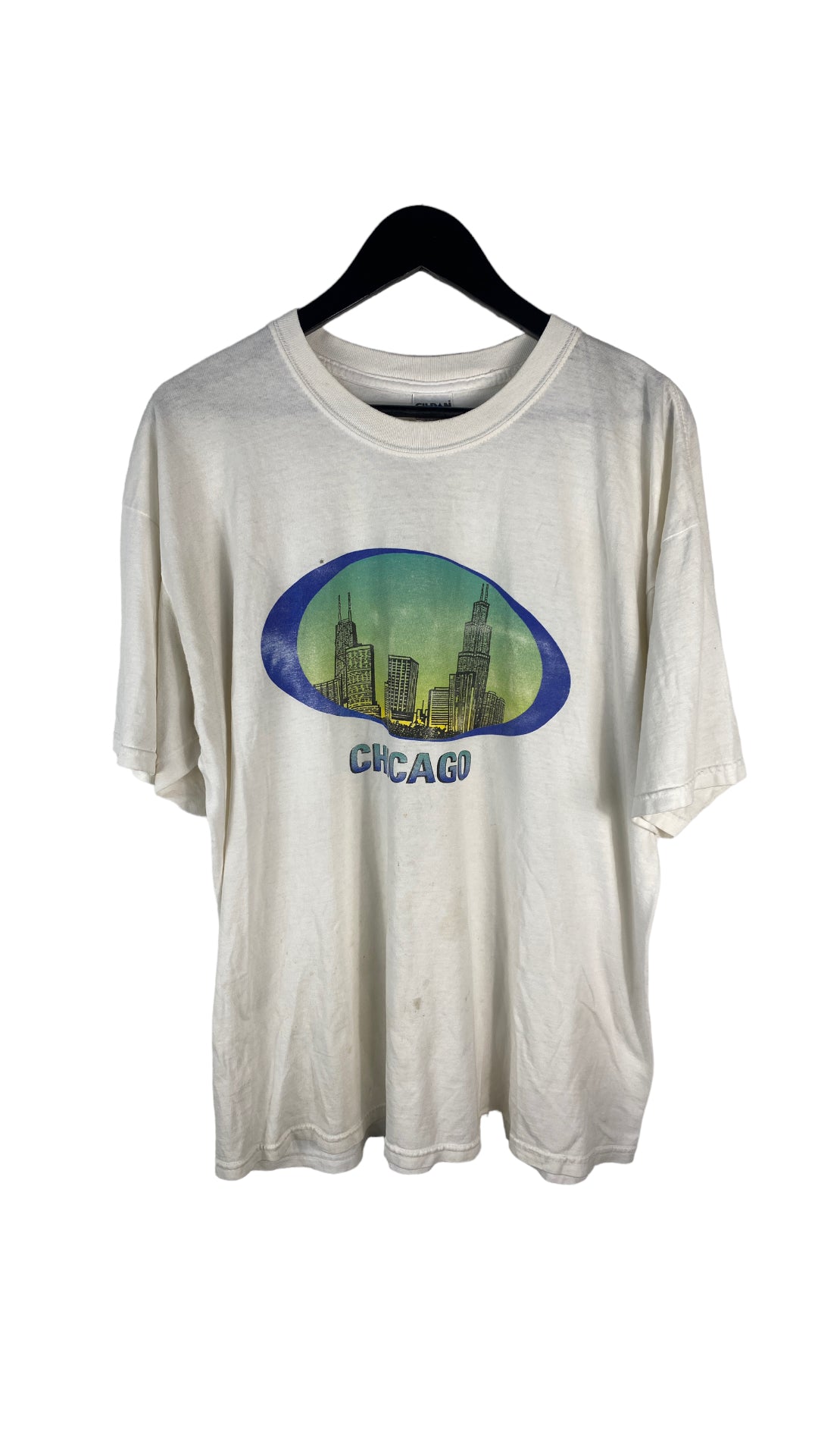 Load image into Gallery viewer, Vtg Chicago Skyline Tee Sz XL
